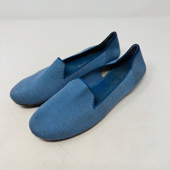 Rothy’s The Loafer Tide Pool Slip-On Flat Knit Blue Eco-Friendly Size 8 - Picture 13 of 13